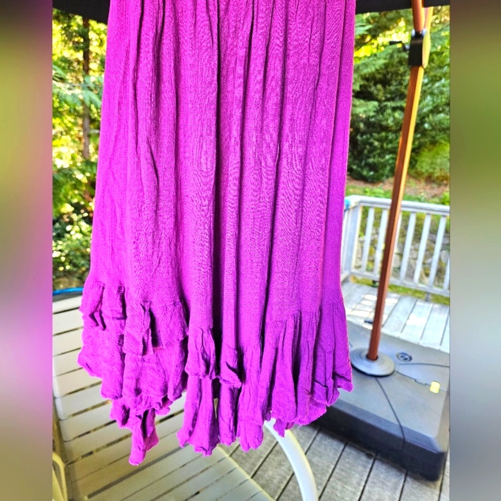 Nwot Free People One FP Adella dress in Red And Purple - Picture 9 of 15